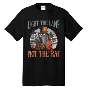 Light The Lamp Not The Rat Christmas Funny Holiday Rat Tall T-Shirt