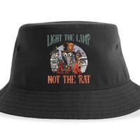 Light The Lamp Not The Rat Christmas Funny Holiday Rat Sustainable Bucket Hat