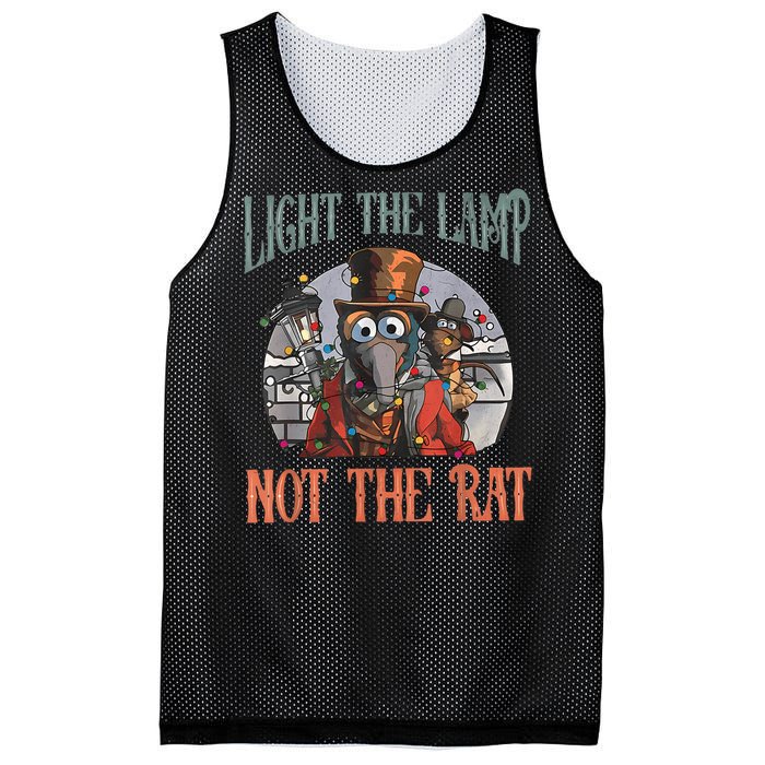 Light The Lamp Not The Rat Christmas Funny Holiday Rat Mesh Reversible Basketball Jersey Tank