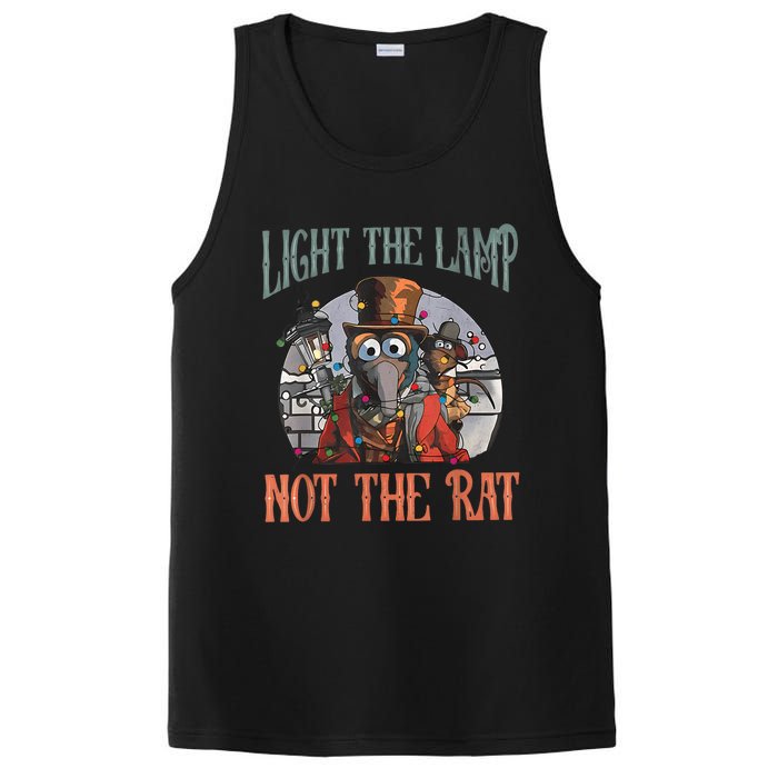 Light The Lamp Not The Rat Christmas Funny Holiday Rat PosiCharge Competitor Tank