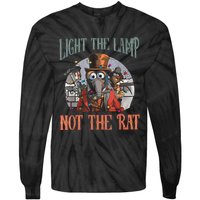 Light The Lamp Not The Rat Christmas Funny Holiday Rat Tie-Dye Long Sleeve Shirt