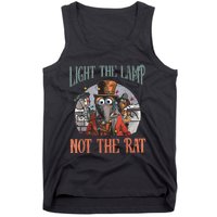 Light The Lamp Not The Rat Christmas Funny Holiday Rat Tank Top