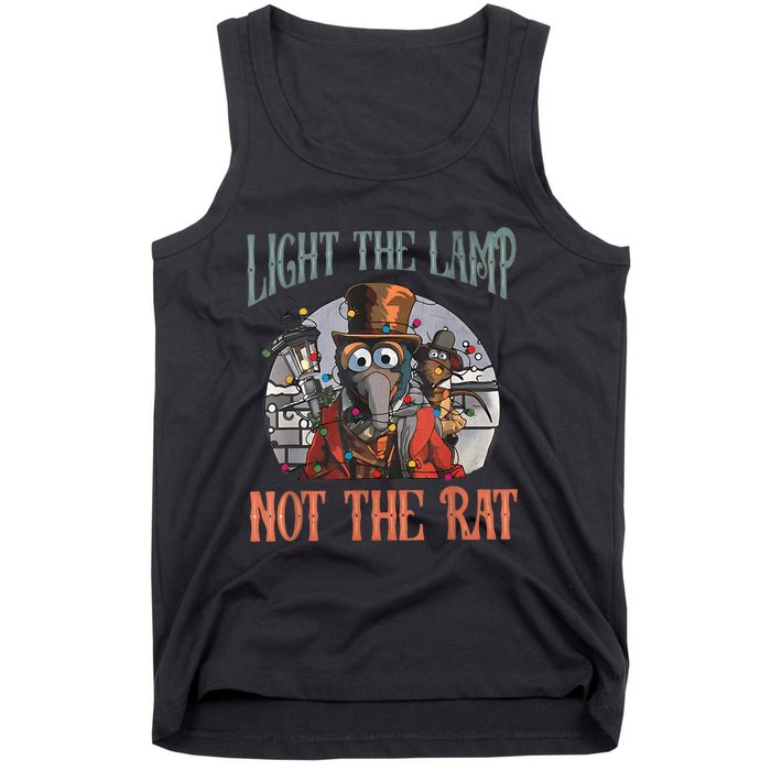 Light The Lamp Not The Rat Christmas Funny Holiday Rat Tank Top