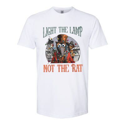 Light The Lamp Not The Rat Christmas Funny Holiday Rat Softstyle CVC T-Shirt