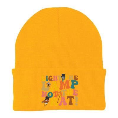 Light The Lamp Not The Rat Groovy Knit Cap Winter Beanie