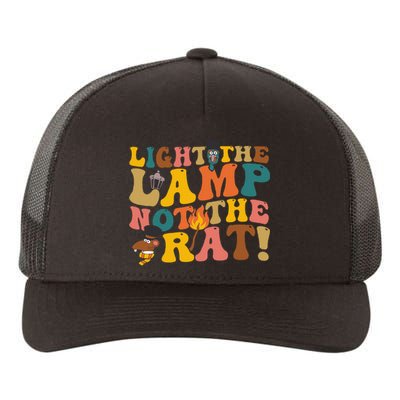 Light The Lamp Not The Rat Groovy Yupoong Adult 5-Panel Trucker Hat