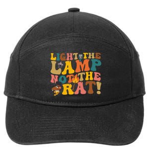 Light The Lamp Not The Rat Groovy 7-Panel Snapback Hat