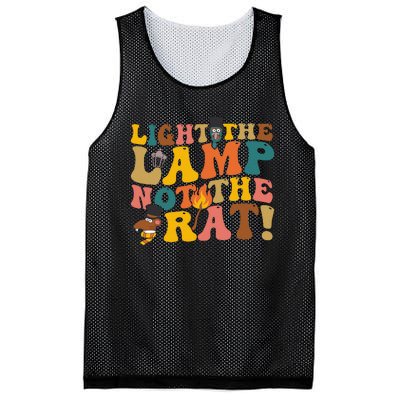 Light The Lamp Not The Rat Groovy Mesh Reversible Basketball Jersey Tank