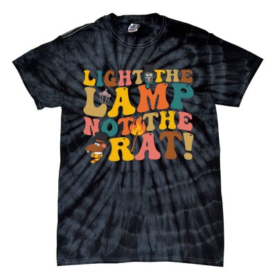 Light The Lamp Not The Rat Groovy Tie-Dye T-Shirt