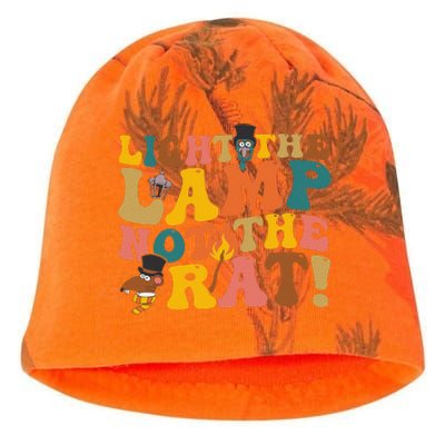 Light The Lamp Not The Rat Groovy Kati - Camo Knit Beanie