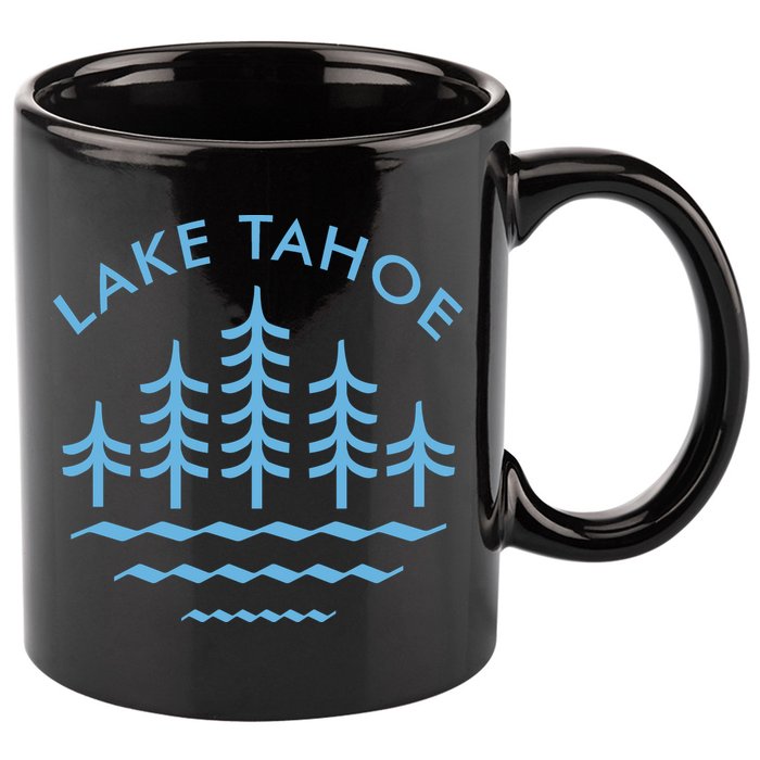 Lake Tahoe 11oz C Handle Ceramic Mug