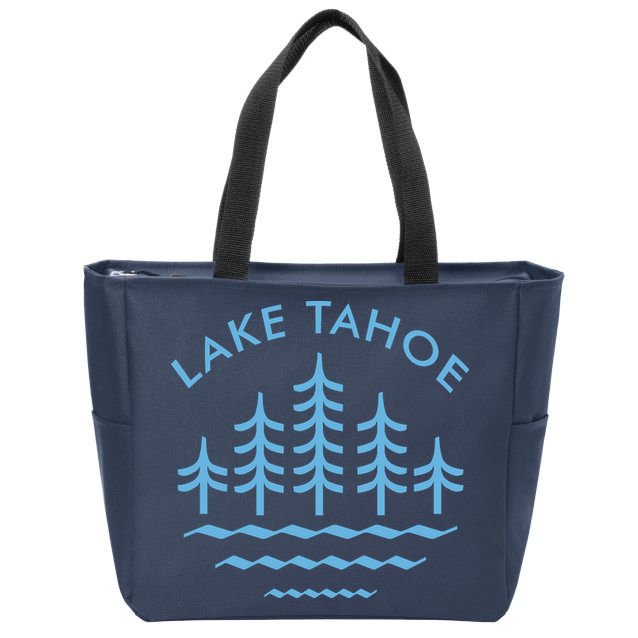 Lake Tahoe Zip Tote Bag