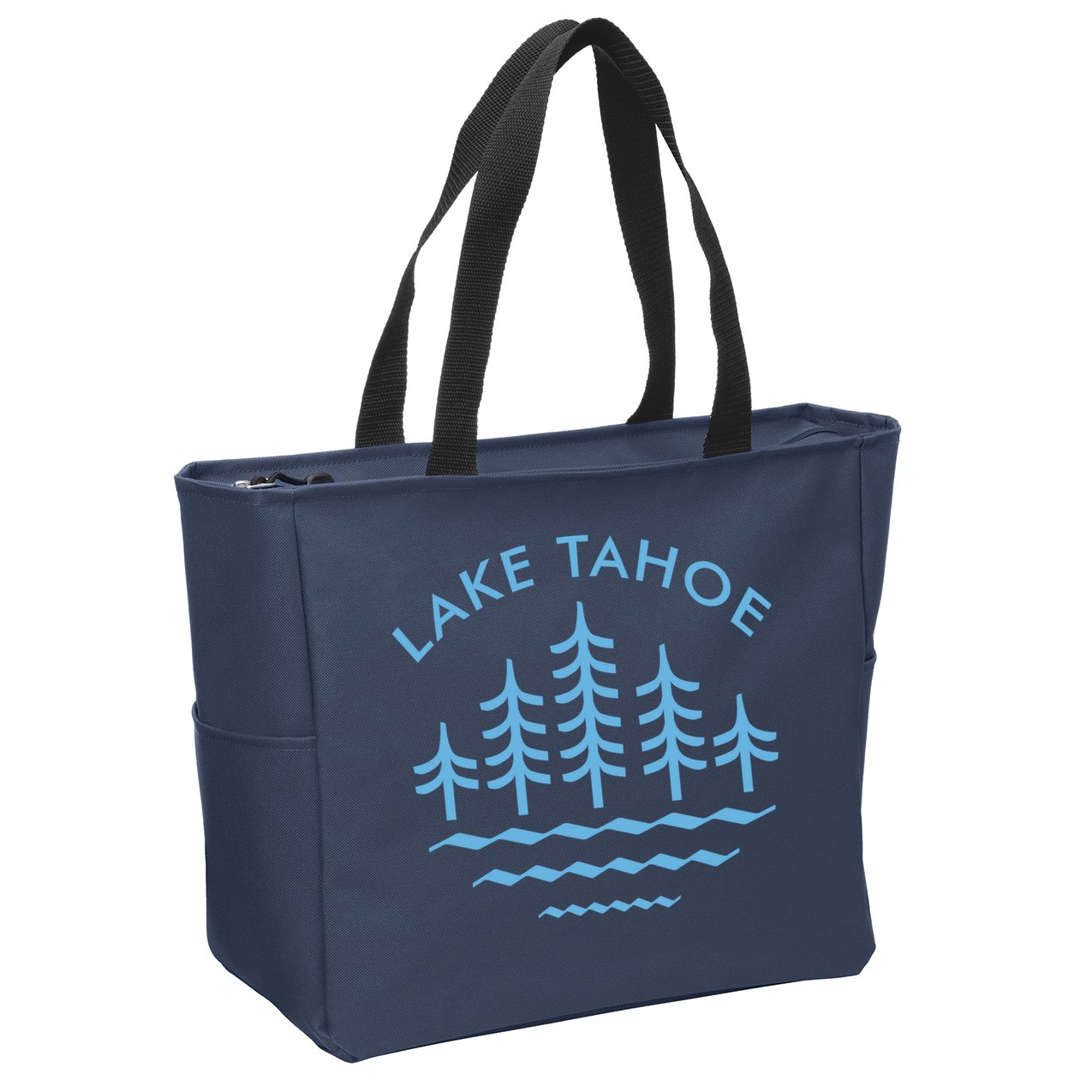 Lake Tahoe Zip Tote Bag