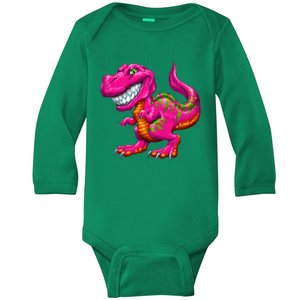 Little TRex Baby Long Sleeve Bodysuit