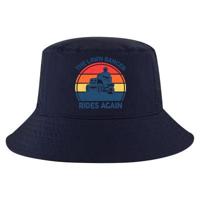Lawn-Mowing The Lawn Ranger Rides Again Mower Gift Funny Dad Cool Comfort Performance Bucket Hat