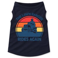 Lawn-Mowing The Lawn Ranger Rides Again Mower Gift Funny Dad Doggie Tank