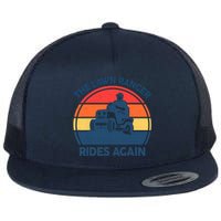 Lawn-Mowing The Lawn Ranger Rides Again Mower Gift Funny Dad Flat Bill Trucker Hat