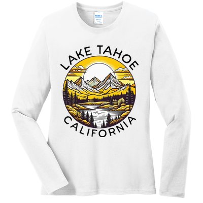 Lake Tahoe Ladies Long Sleeve Shirt