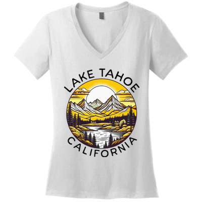 Lake Tahoe Women's V-Neck T-Shirt