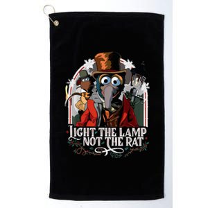 Light The Lamp Not The Rat Christmas Platinum Collection Golf Towel