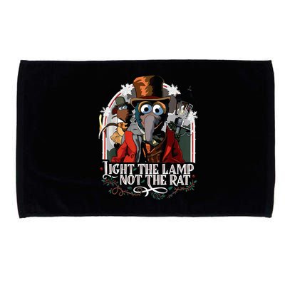 Light The Lamp Not The Rat Christmas Microfiber Hand Towel