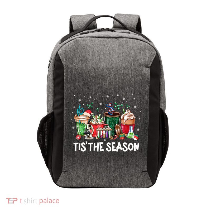 Lab Tech Laboratory Technician Christmas Xmas Tis The Season Cute Gift Vector Backpack