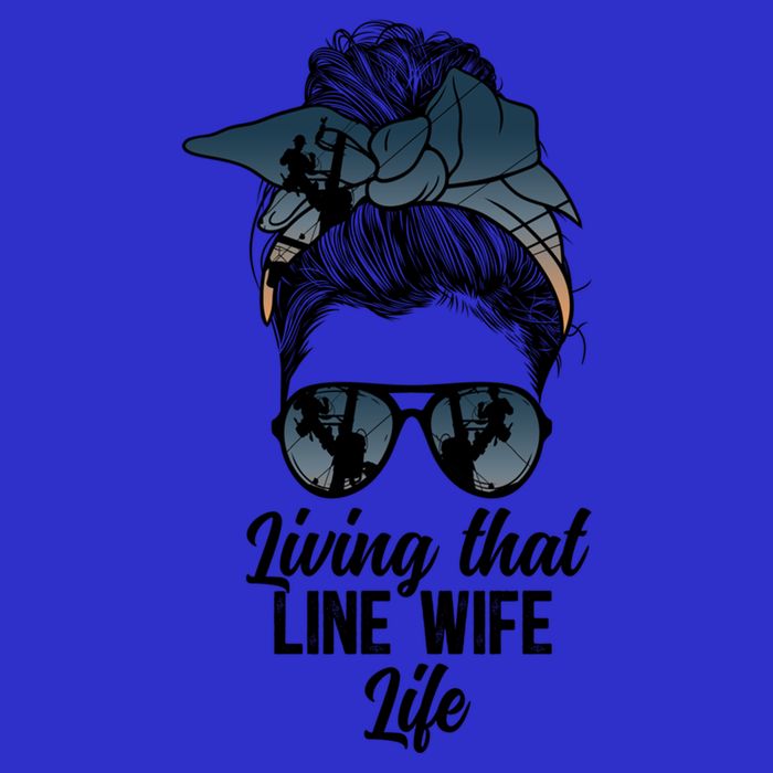 Living That Line Wife Life Line Wife Of A Line Gift Womens Tank Top