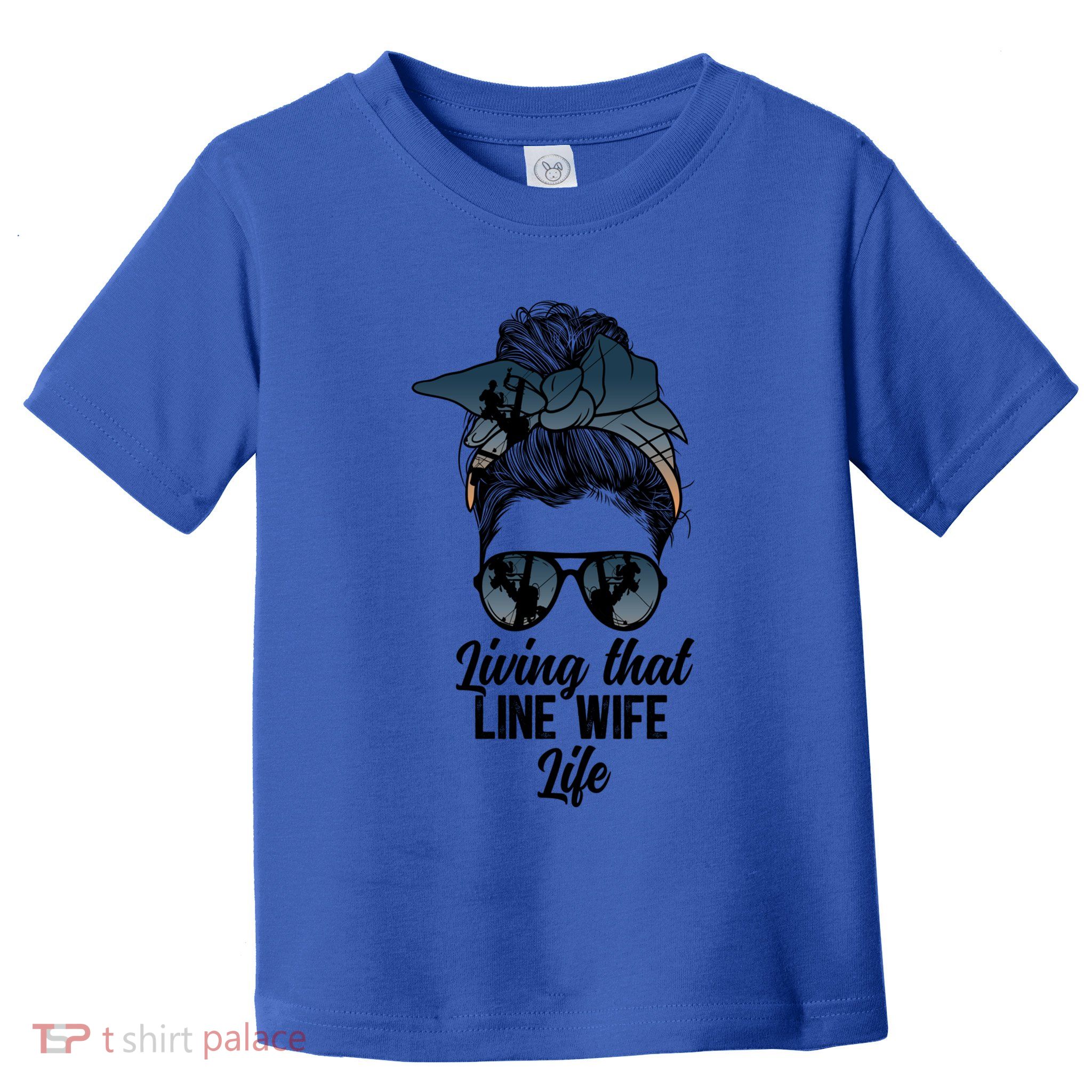 Living That Line Wife Life Line Wife Of A Line Gift Toddler T-Shirt