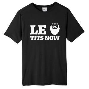 Le Titsnow Le Tits Now Ugly Christmas Let It Snow Gift Tall Fusion ChromaSoft Performance T-Shirt