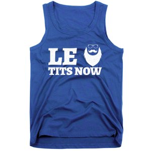 Le Titsnow Le Tits Now Ugly Christmas Let It Snow Gift Tank Top