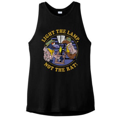 Light The Lamp Not The Rat Ladies PosiCharge Tri-Blend Wicking Tank