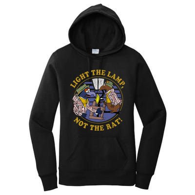 Light The Lamp Not The Rat Women's Pullover Hoodie