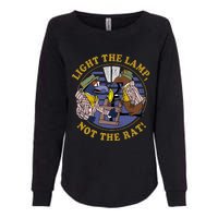 Light The Lamp Not The Rat Womens California Wash Sweatshirt