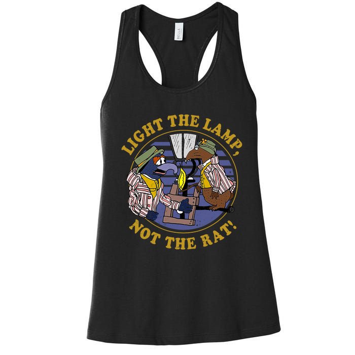 Light The Lamp Not The Rat Women's Racerback Tank