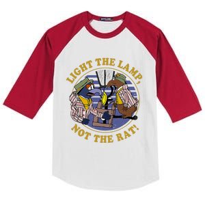 Light The Lamp Not The Rat Kids Colorblock Raglan Jersey