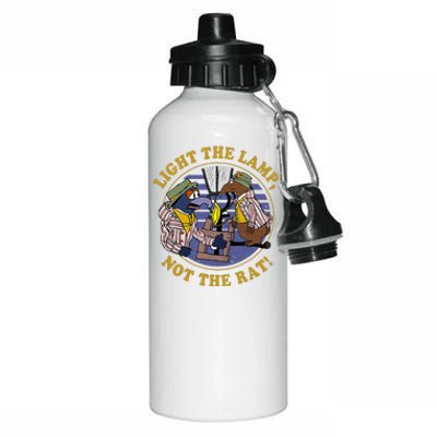 Light The Lamp Not The Rat Aluminum Water Bottle 