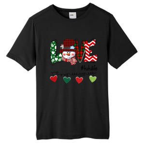 Love Tutu Life Snow Xmas Happy Family Merry Christmas Cute Gift Tall Fusion ChromaSoft Performance T-Shirt