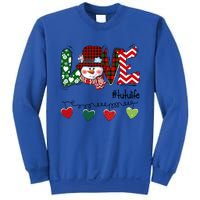 Love Tutu Life Snow Xmas Happy Family Merry Christmas Cute Gift Sweatshirt