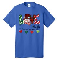 Love Tutu Life Snow Xmas Happy Family Merry Christmas Cute Gift Tall T-Shirt