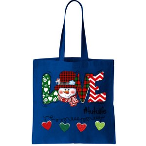 Love Tutu Life Snow Xmas Happy Family Merry Christmas Cute Gift Tote Bag