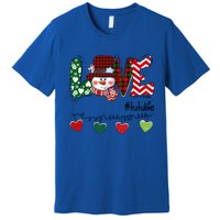 Love Tutu Life Snow Xmas Happy Family Merry Christmas Cute Gift Premium T-Shirt