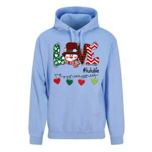 Love Tutu Life Snow Xmas Happy Family Merry Christmas Cute Gift Unisex Surf Hoodie