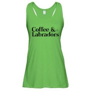 Labrador T Lab Dog Coffee And Labrador Retriever Ladies Essential Flowy Tank