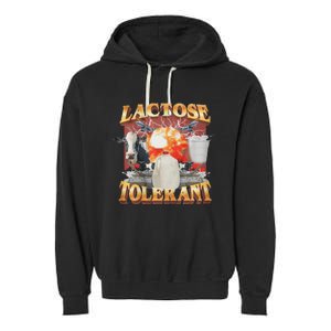 Lactose Tolerant Garment-Dyed Fleece Hoodie