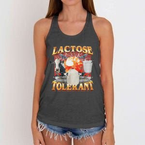 Lactose Tolerant Women's Knotted Racerback Tank