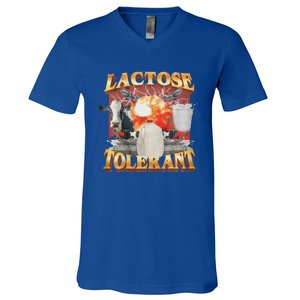 Lactose Tolerant V-Neck T-Shirt