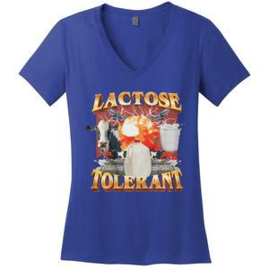 Lactose Tolerant Women's V-Neck T-Shirt