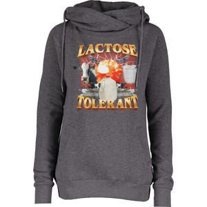 Lactose Tolerant Womens Funnel Neck Pullover Hood