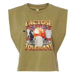 Lactose Tolerant Garment-Dyed Women's Muscle Tee