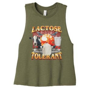 Lactose Tolerant Women's Racerback Cropped Tank